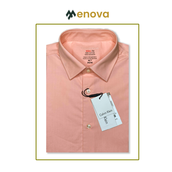 ck-light-orange-slim-fit-shirt-149