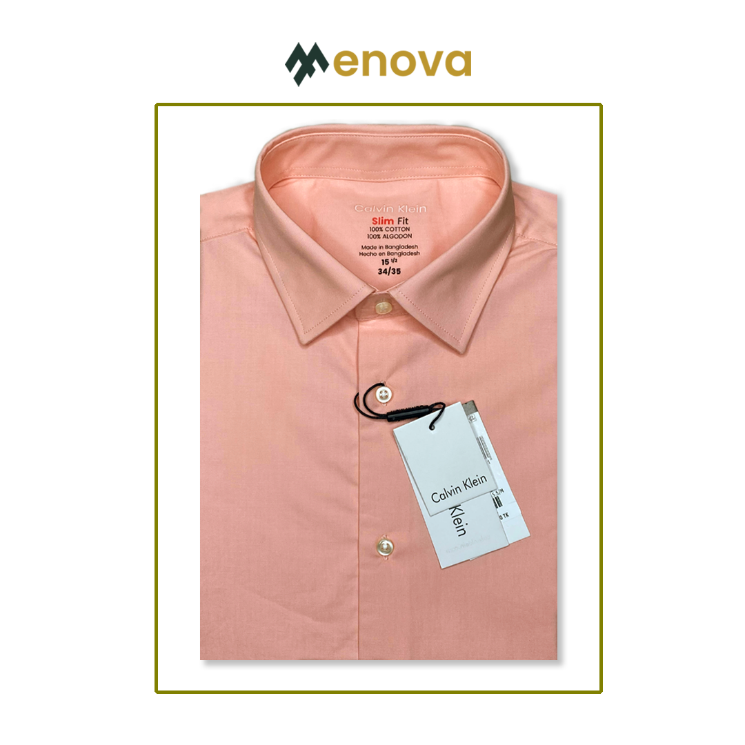 ck-light-orange-slim-fit-shirt-149