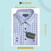 Men's Regular Fit Check Formal Shirt – 100% Cotton, Chest Pocket, Comfortable Wear | Code: 168