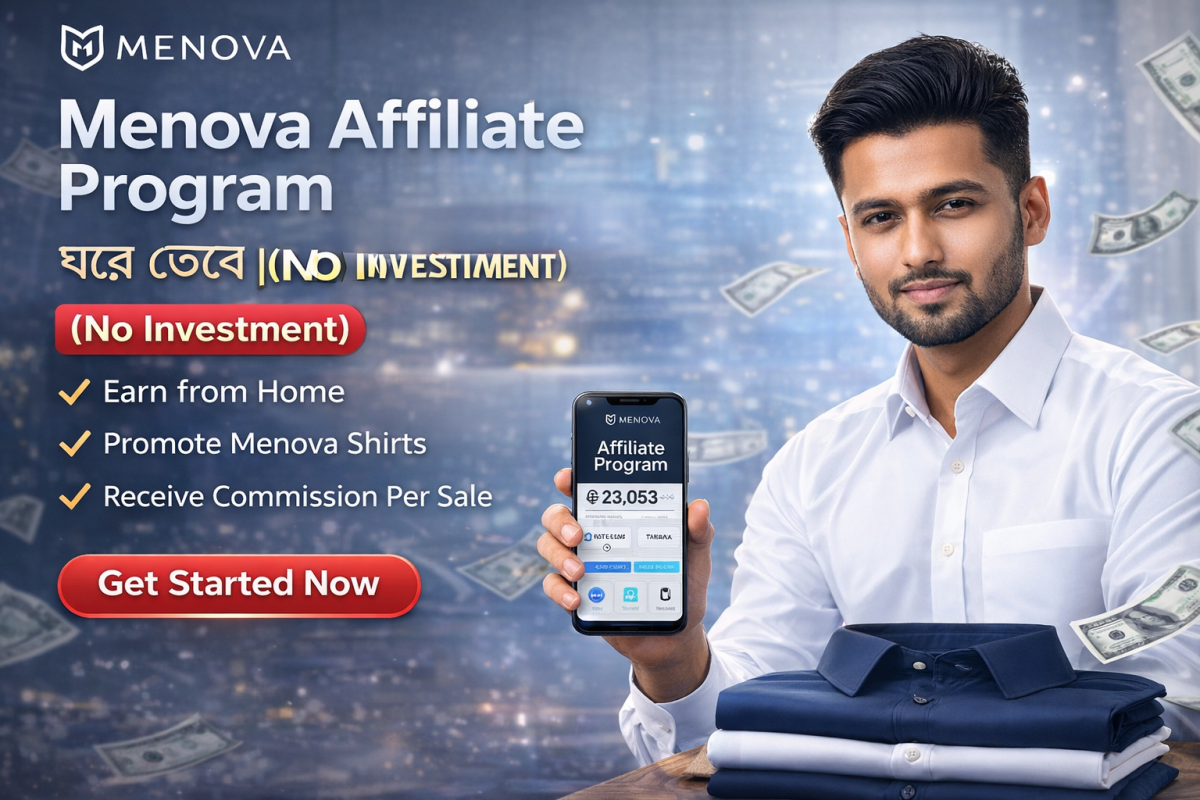 Menova Affiliate Program Bangladesh income opportunity