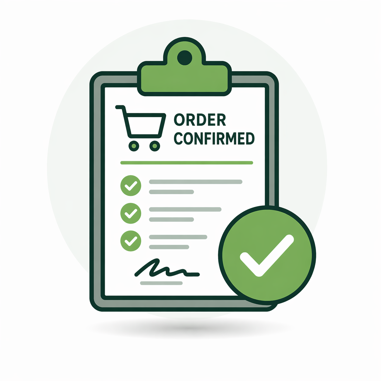 Order confirmation