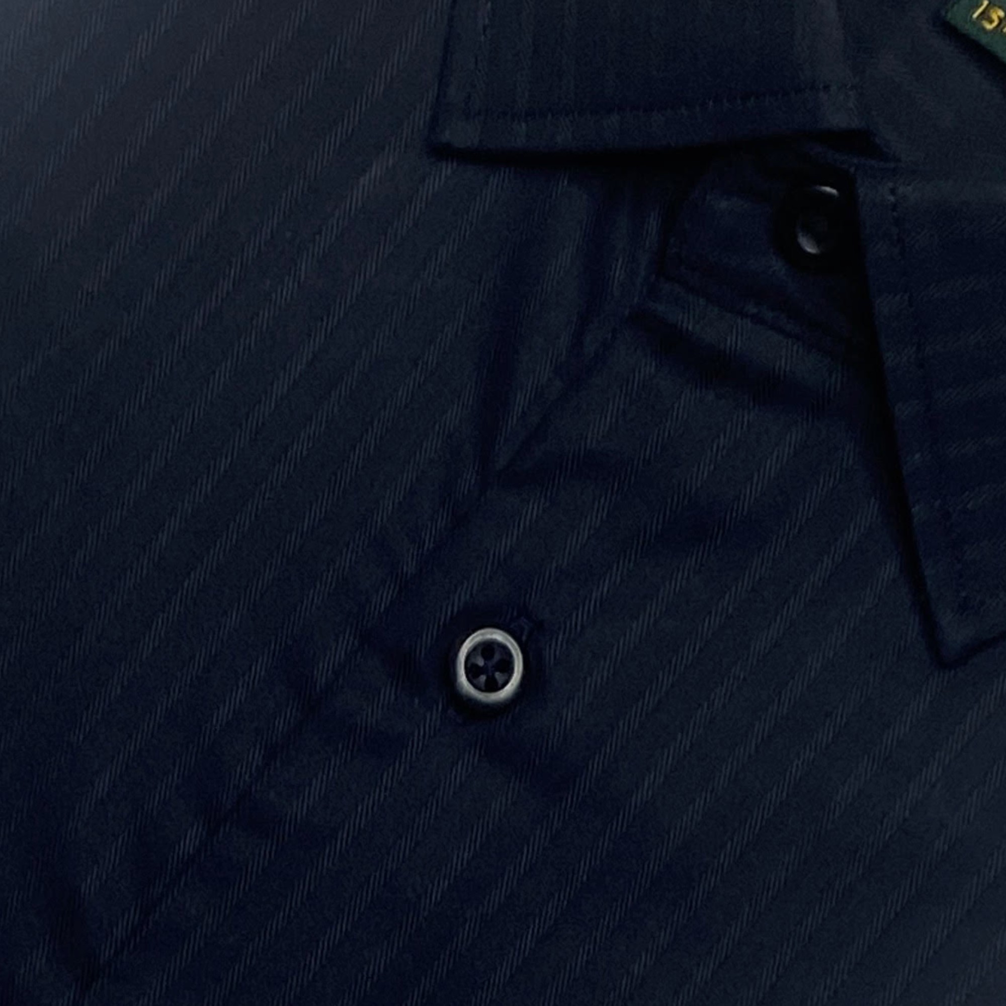 Menova Black Subtle Stripe Jacquard Premium Formal Shirt