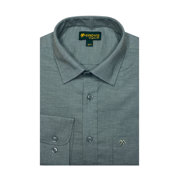 Hunter Green Filafil Formal Shirt