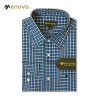 Navy White Check Casual Shirt