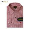 Red White Juri Check Slim Fit Casual Shirt