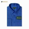 Royal Blue Modern Fit Formal Shirt