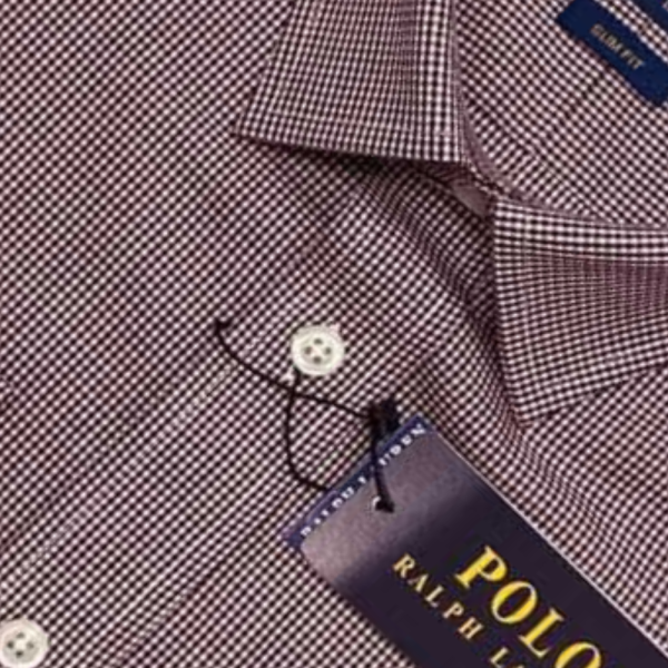 Alternative view of Ralph Lauren 100% Cotton Maroon Juri Check Slim Fit Casual Shirt Code 126