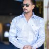 Navy White Check Casual Shirt