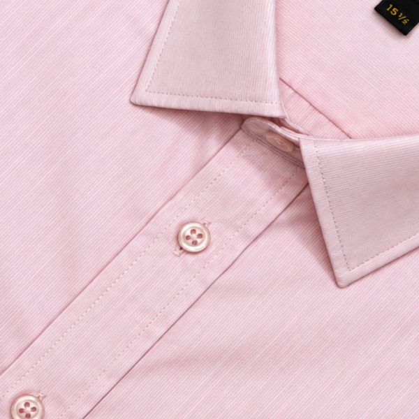 Light Pink Subtle Fine Stripe Formal Shirt