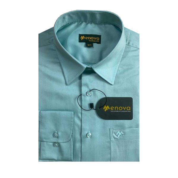 Menova 100% Cotton Satin Pest Modern Fit Formal Shirt Code 038